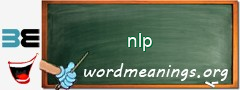 WordMeaning blackboard for nlp